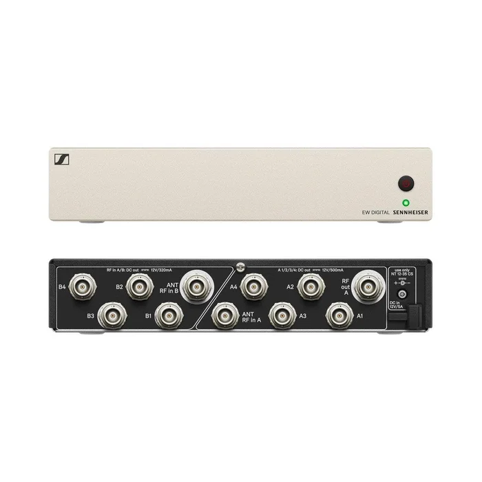 Sennheiser EW-D ASA (X-Y) – Aktiver Antennensplitter (Dual 1:4) mit DC-Spannungsverte