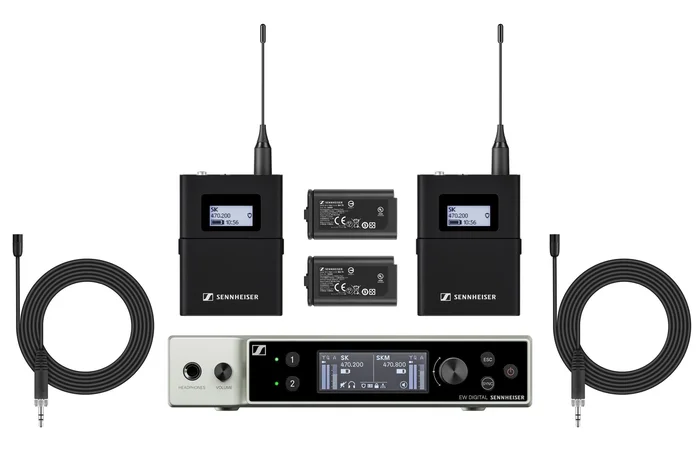 Sennheiser EW-DX MKE 2 SET (S2-10), Frequenzbereich 614.2 – 693.8 MHz