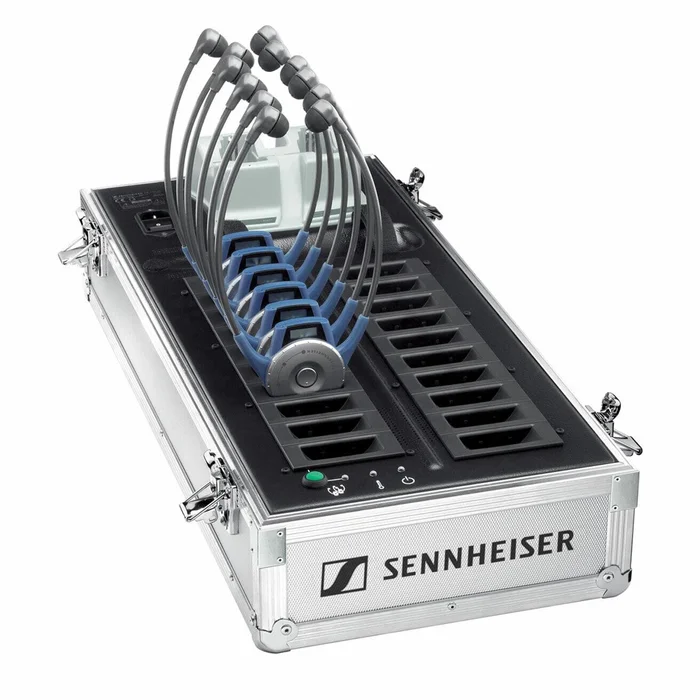 Sennheiser EZL 2020-20L Transportkoffer- FÜR Tour Guide System 20x Empfänger 2x Sender
