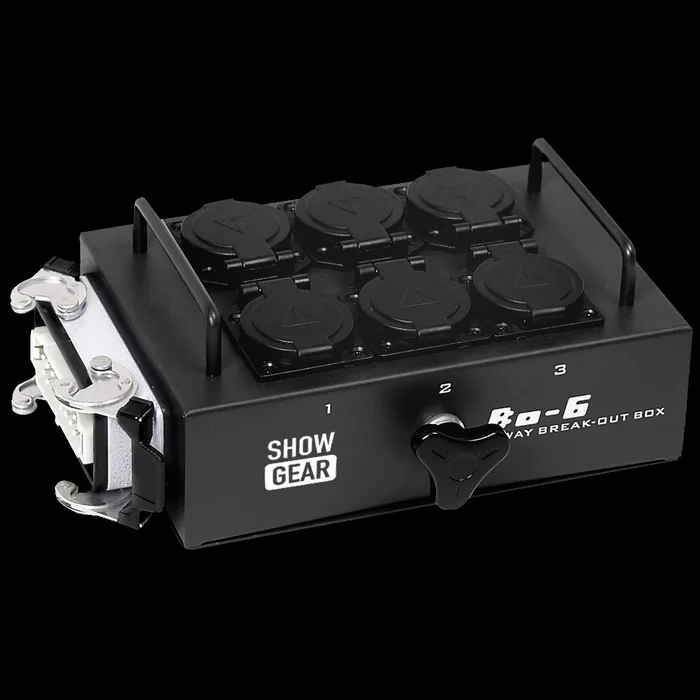 SHOWGEAR BO-6-S1 6 Schuko- und 1x 16-Pin-Anschluss