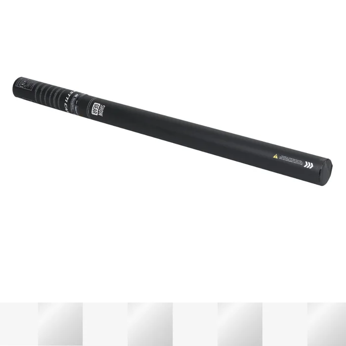 Showgear Handheld Konfetti Shooter 80cm Weiß / Silber