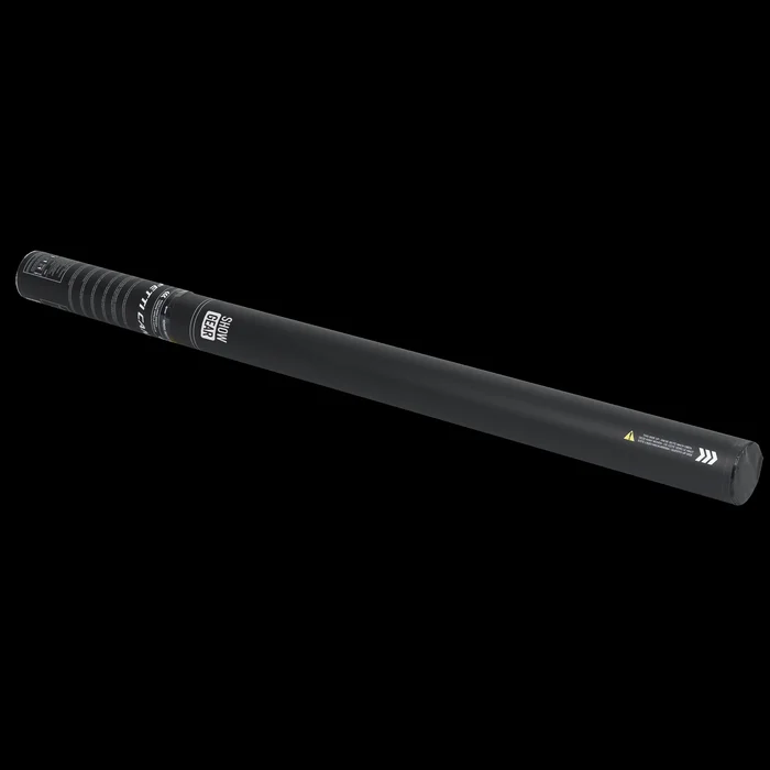 SHOWGEAR Handheld Konfetti Shooter Pro 80 cm, Schneeflocken weiß, feuerhemmend und biologisch