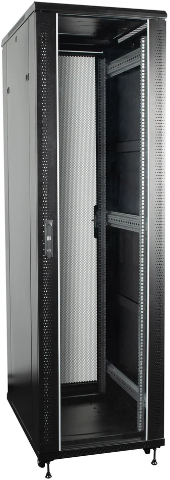 SHOWGEAR RCA-FSG-42 42U Netzwerk-Schrank mit Glastür