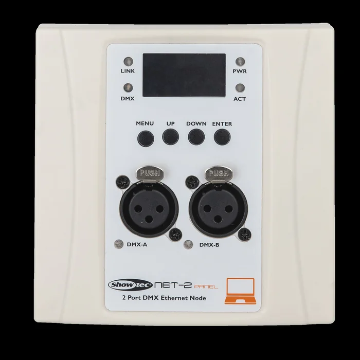 SHOWTEC NET-2 Panel 3-polig – weißes Gehäuse