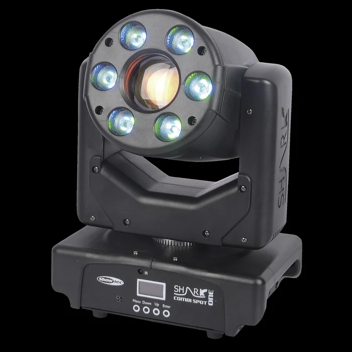 SHOWTEC Shark Combi Spot One 6x 8 W RGBW LED Wash und Spot Moving Head