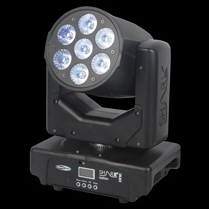 SHOWTEC Shark Wash One 7x 12 W RGBWA-UV LED-Wash Moving Head