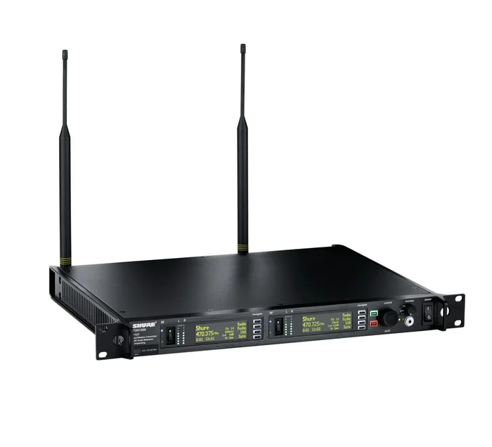 SHURE Doppelfunksender (19″), 80Mhz Bandbreite, StereoSender Frequenzbereich G10E 470-542Mhz