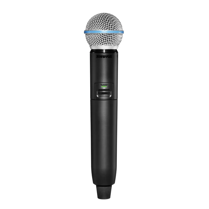 SHURE GLXD2+/B58=-Z4, Digitaler Dualband-Handsender mit BETA®58A Gesangsmikrofon