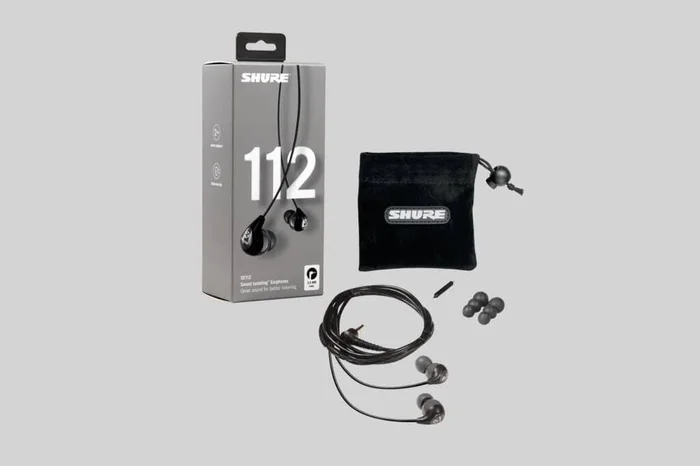 Shure SE112-GR-EFS – SE112 Sound Isolation Ohrhörer, grau
