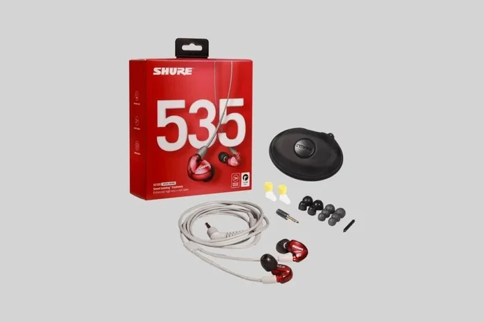 Shure SE535LTD-EFS – Sound Isolating Ohrhörer, rot