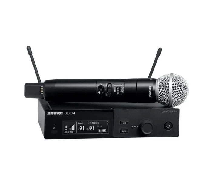 SHURE SLXD24E / SM58 S50 Drahtlossystem mit SM58® Handmikrofon, 823-832 & 863-865 MHz