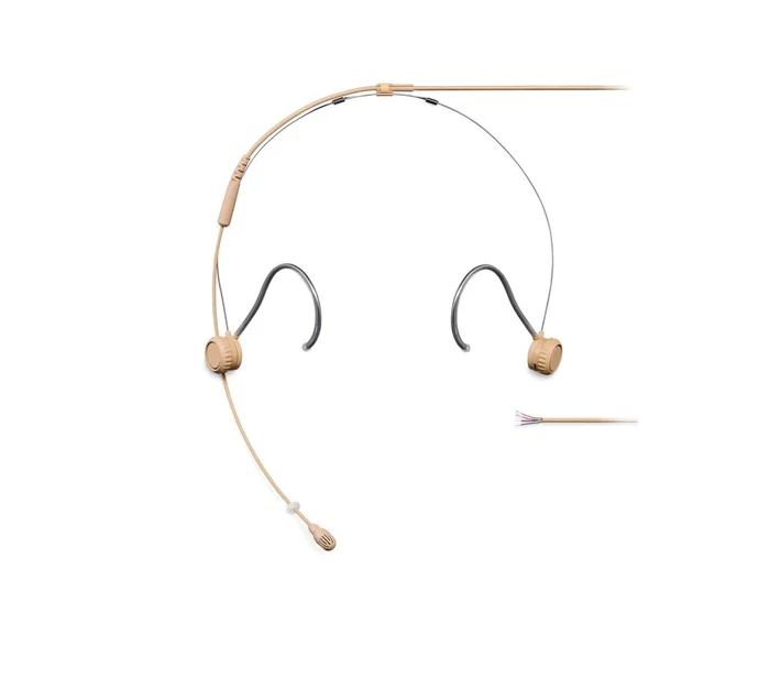 SHURE TH53 Headset, Kugelchar., kein Stecker, beige, TH53 Headset, 1,6 mm Kabeldurchmesser