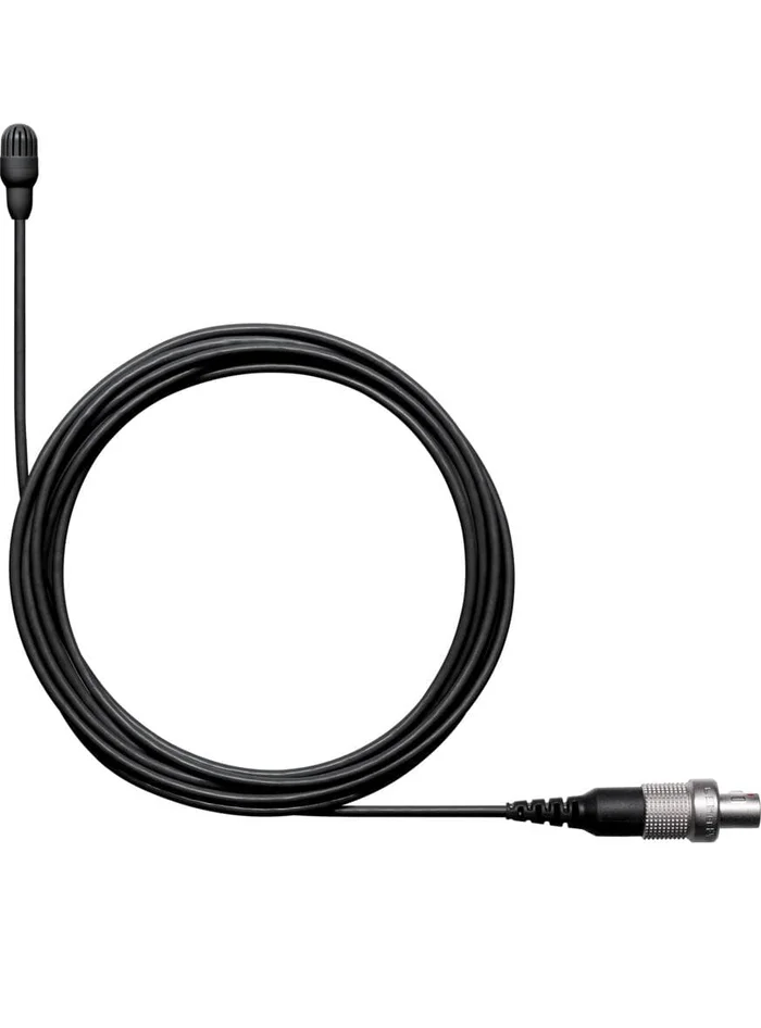 SHURE TL47 Lav, Kugelchar., LEMO-Stecker, schwarz, neutr. Klang, geringe Empf., 1,6 mm Kabel, + Zub.