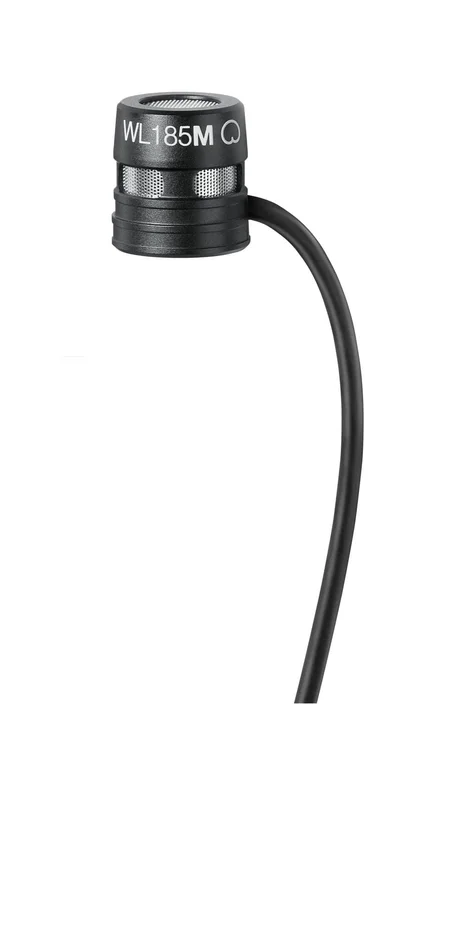 Shure WL185MB/C-LM3 – Lavaliermikrofon, Niere, Lemo, schwarz