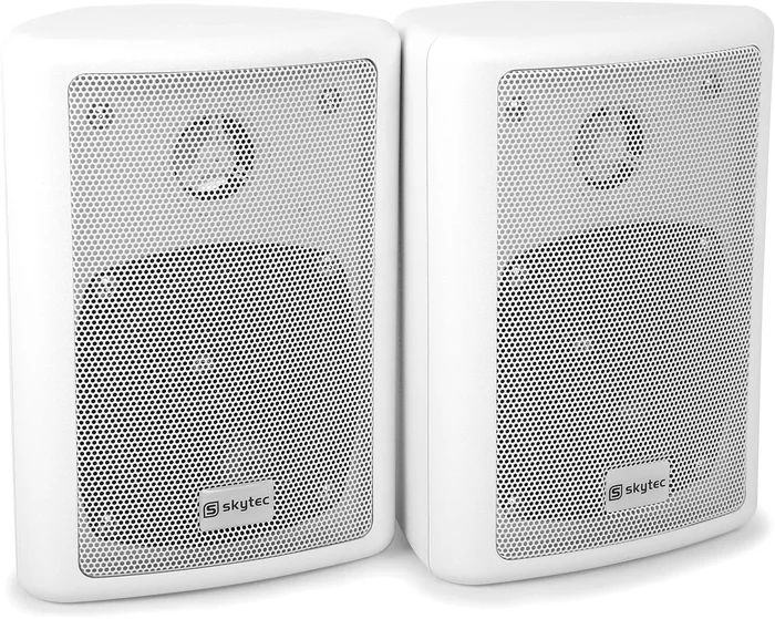 Skytec ODS40W Lautsprecher-Set 2-Wege 75W Weiß