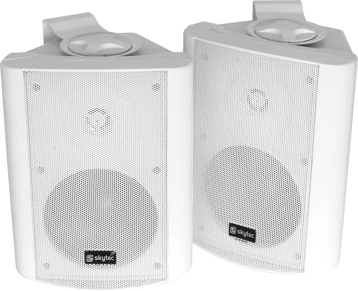 Skytec ODS50W Lautsprecher-Set 2-Wege 5″ 100W Weiß