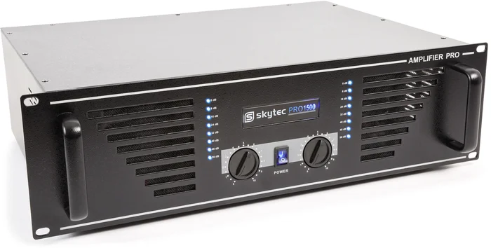 Skytec PA-Verstärker SKY-1500B, 2x 750 Watt Schwarz