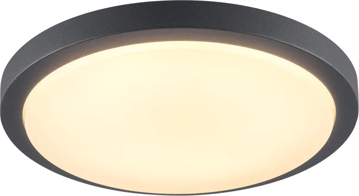 SLV AINOS Deckenleuchte, LED, 3000K, rund, anthrazit, mit Sensor -B-Stock-