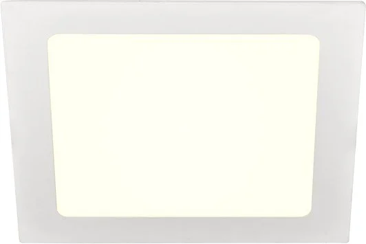 SLV SENSER 18 DL, Indoor LED Deckeneinbauleuchte eckig weiß 4000K