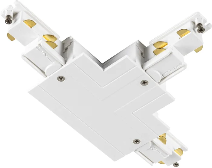 SLV T-Verbinder, für S-TRACK 3-Phasen-Einbauschiene, Erde innen links, weiß, DALI