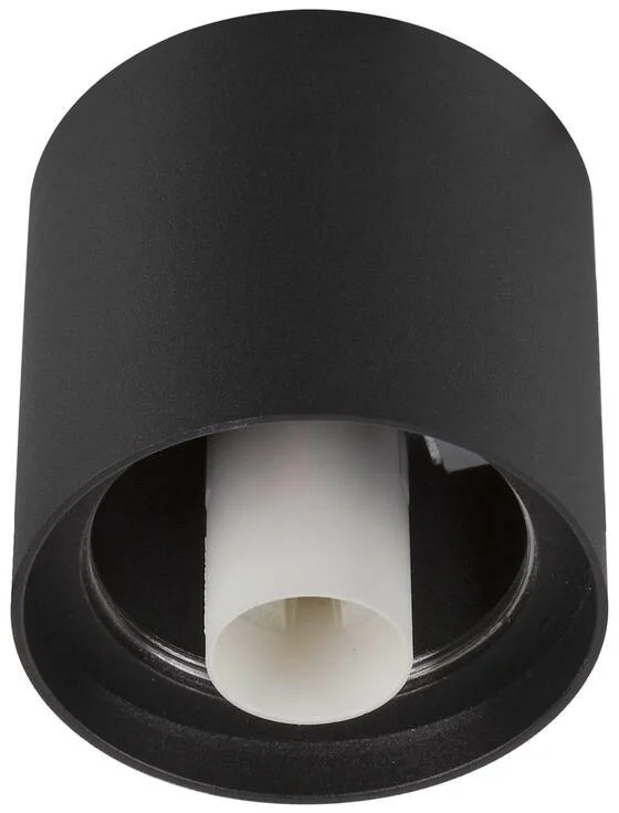 SLV VARYT, Deckenaufbauleuchte, rund, 1x max. 6W, E14, schwarz