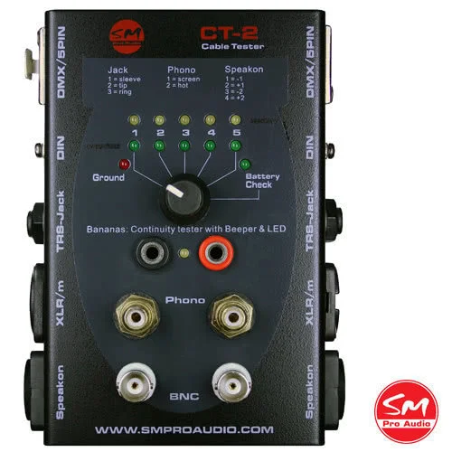 SM Pro Audio Kabeltester CT2