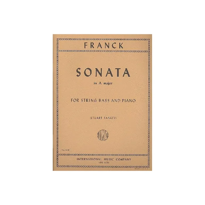 Sonata A major for string bass