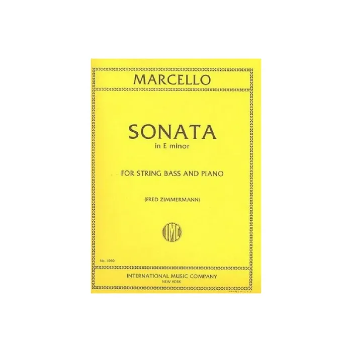 Sonata e minor for double bass