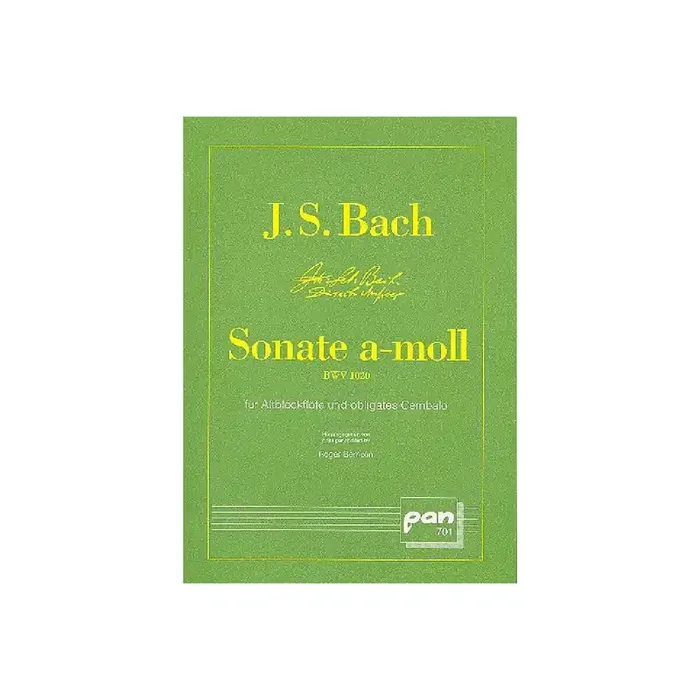 Sonate a-Moll BWV1020