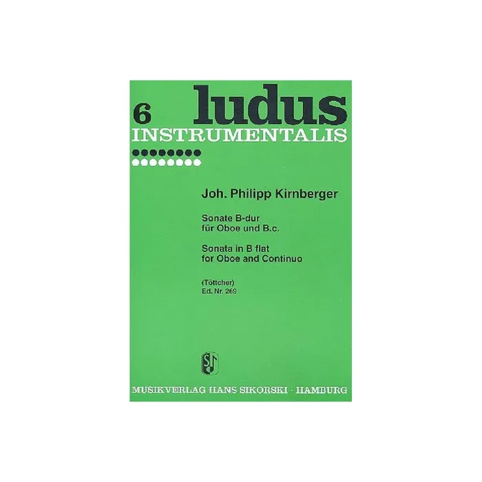 Sonate B-Dur für Oboe und Bc
