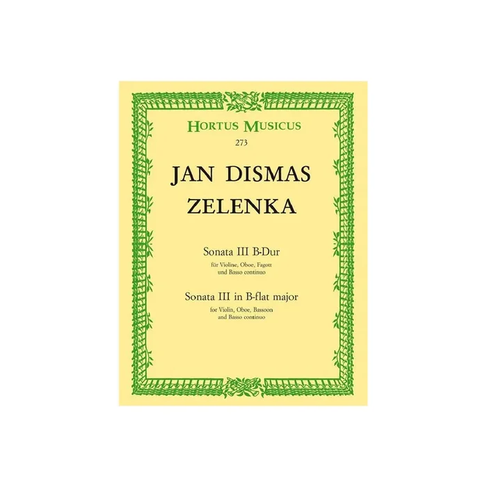 Sonate B-Dur Nr.3 für Violine,