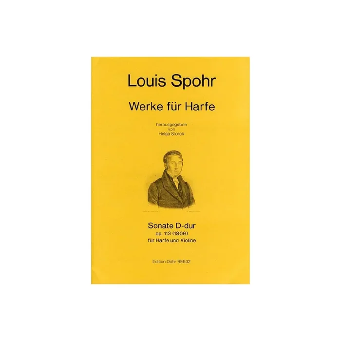 Sonate D-Dur op.113 für Harfe und