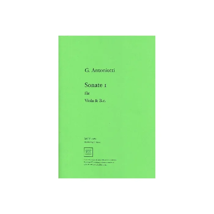 Sonate Nr.1 für Viola und Bc