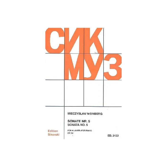 Sonate Nr.5 op.58 für Klavier