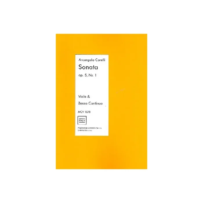 Sonate op.5,1 für Viola und Bc