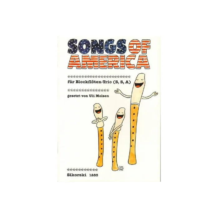 Songs of America für SSA Blockflöten