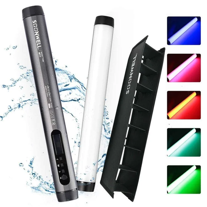 SOONWELL Magic Tube MT1-EU-KIT, Kompaktes RGBW Tube Light für Indoor & Outdoor