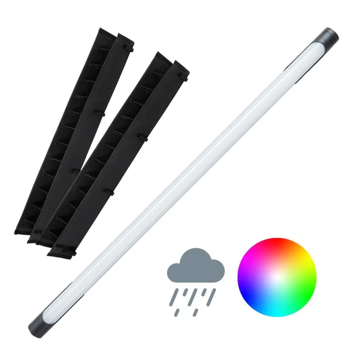 SOONWELL Sensei Tube ST50-EU-K1, Regenfeste RGB-WW Röhrenleuchte mit 50W