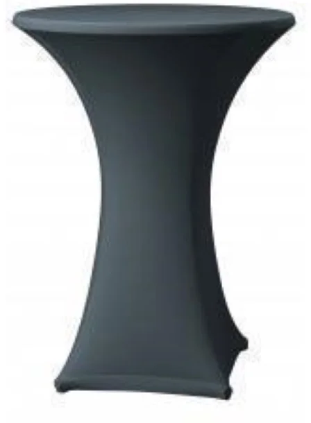 Stehtisch Husse anthrazit für 70 – 75 cm Durchmesser Stretch