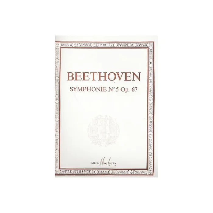 Symphonie no.5 op.67 pour piano