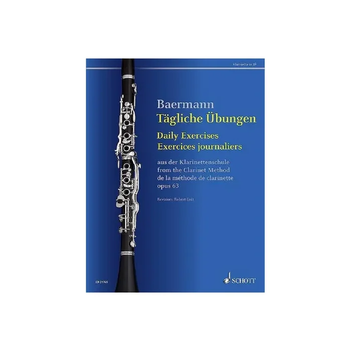 Tägliche Übungen aus der Klarinettenschule op.63
