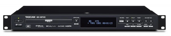 Tascam BD-MP4K – Professioneller 4K-Blu-Ray-Player für Tourneebetrieb und Installation