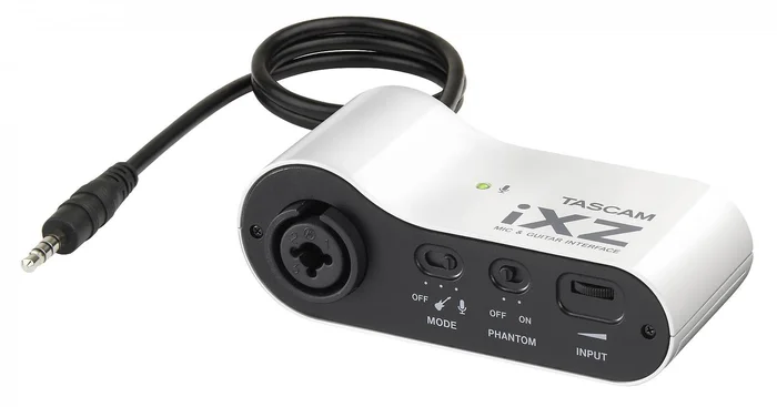 Tascam IXZ – Mikrofon-/Gitarreninterface für iPad/iPhone/iPod, zur Zei