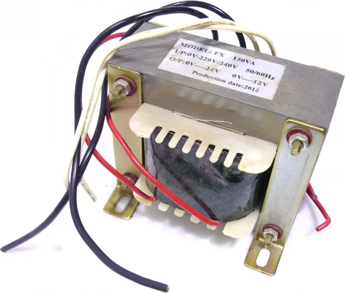 Trafo Sec.: 24V/12V 150VA Sec.: 0-220V- 240V (FX 150VA) FL-1500