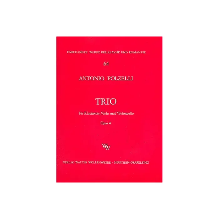 Trio op.4 für Klarinette, Viola