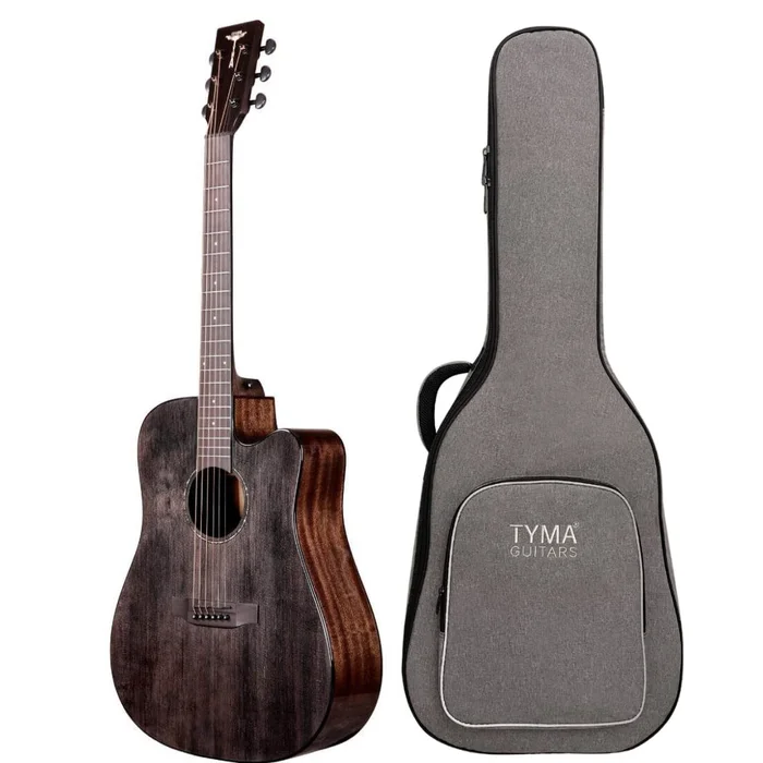 Tyma D-3CE BKS Westerngitarre black