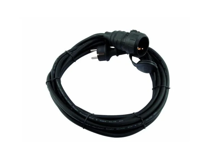 Verlängerungsleitung 5m, 250V 16A, 3×1,5