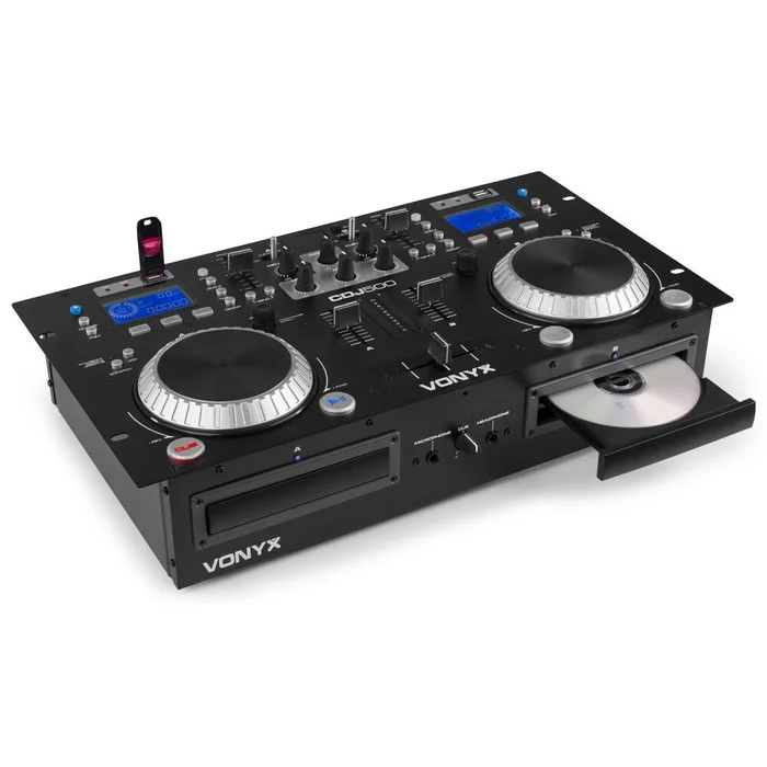 Vonyx CDJ500 Amplified Double Player CD/MP3/USB/Bluetooth