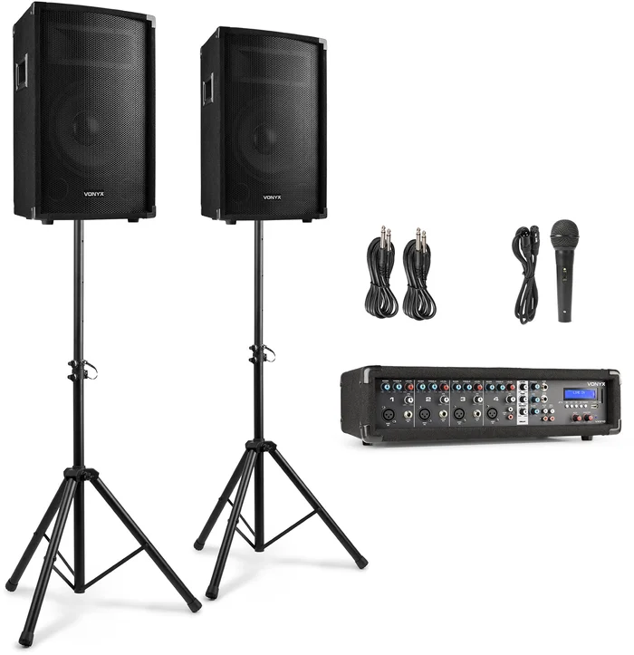 Vonyx VX210 Volles PA-Beschallungssystem