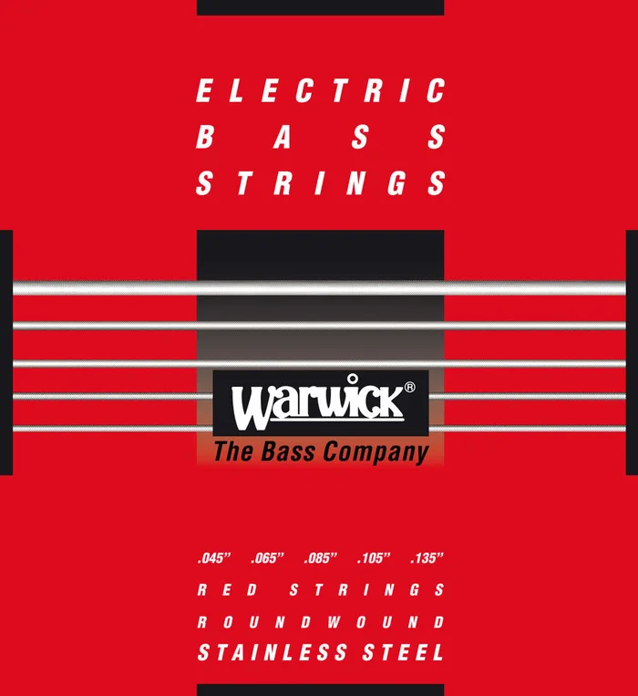 Warwick 42301 M Red Label 5-String Stainless Steel – 045-135